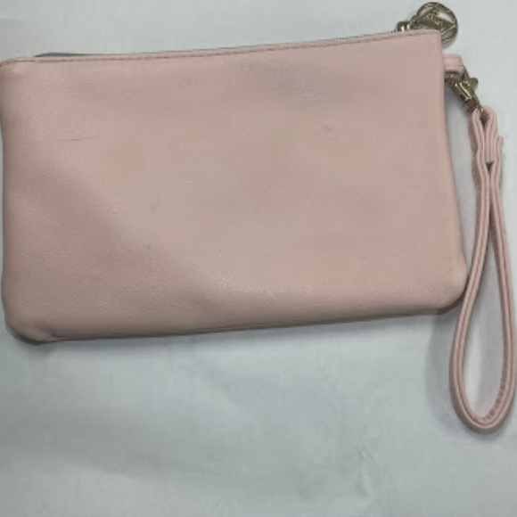 Adrienne Vittadini Soft Pink Wristlet Clutch - Picture 2 of 12